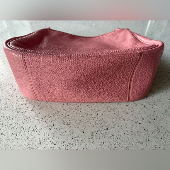 COACH NWOT Pebble Leather Cary Shoulder Bag in Bubblegum - Picture 7 of 12